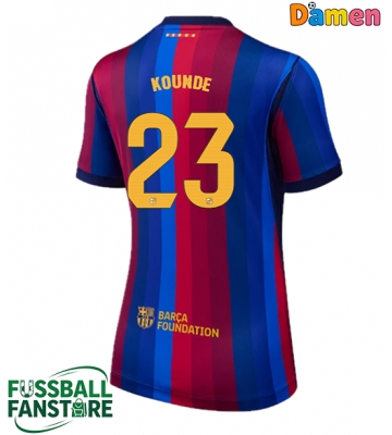 Barcelona Jules Kounde #23 Replik Heimtrikot Damen 2026-27 Kurzarm